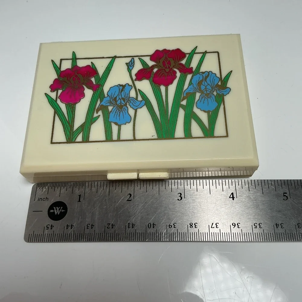 Vintage Tissue Case Box With Make-up‎ Mirror 4.5